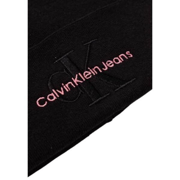 Calvin Klein Jeans Black Cotton Hat - Image 2
