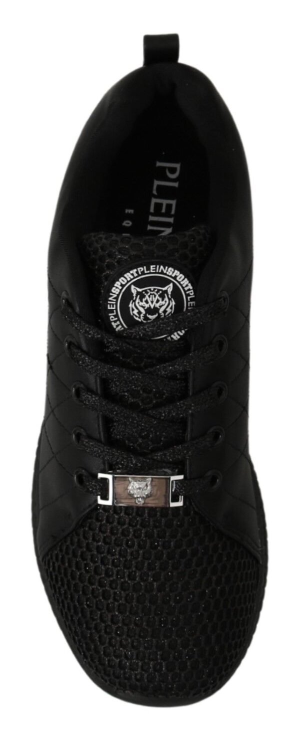 Philipp Plein Elegant Black Gisella Sneakers - Image 3
