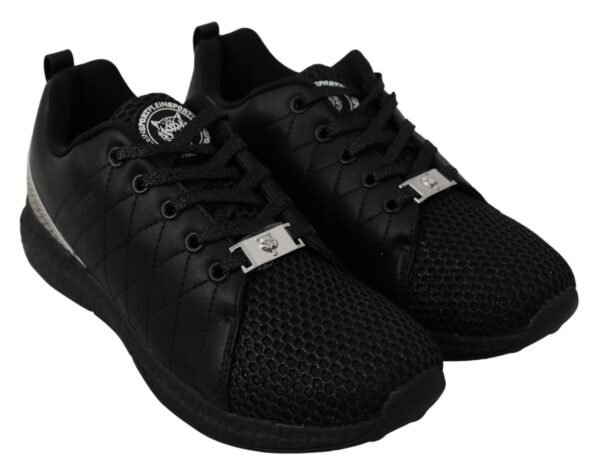 Philipp Plein Elegant Black Gisella Sneakers - Image 5