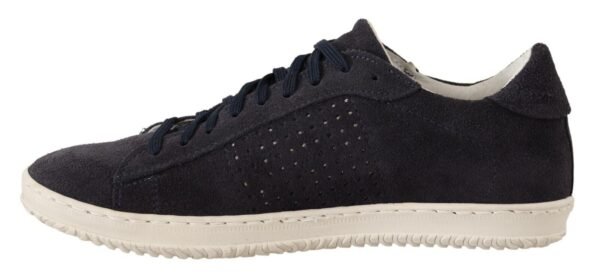 La Scarpa Italiana Elegant Suede Low Top Sneakers - Image 2
