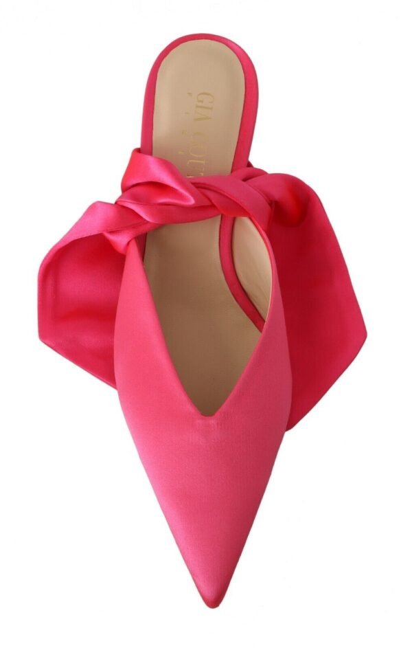 GIA COUTURE Chic Pink Kitten Heels for Elegant Evenings - Image 7