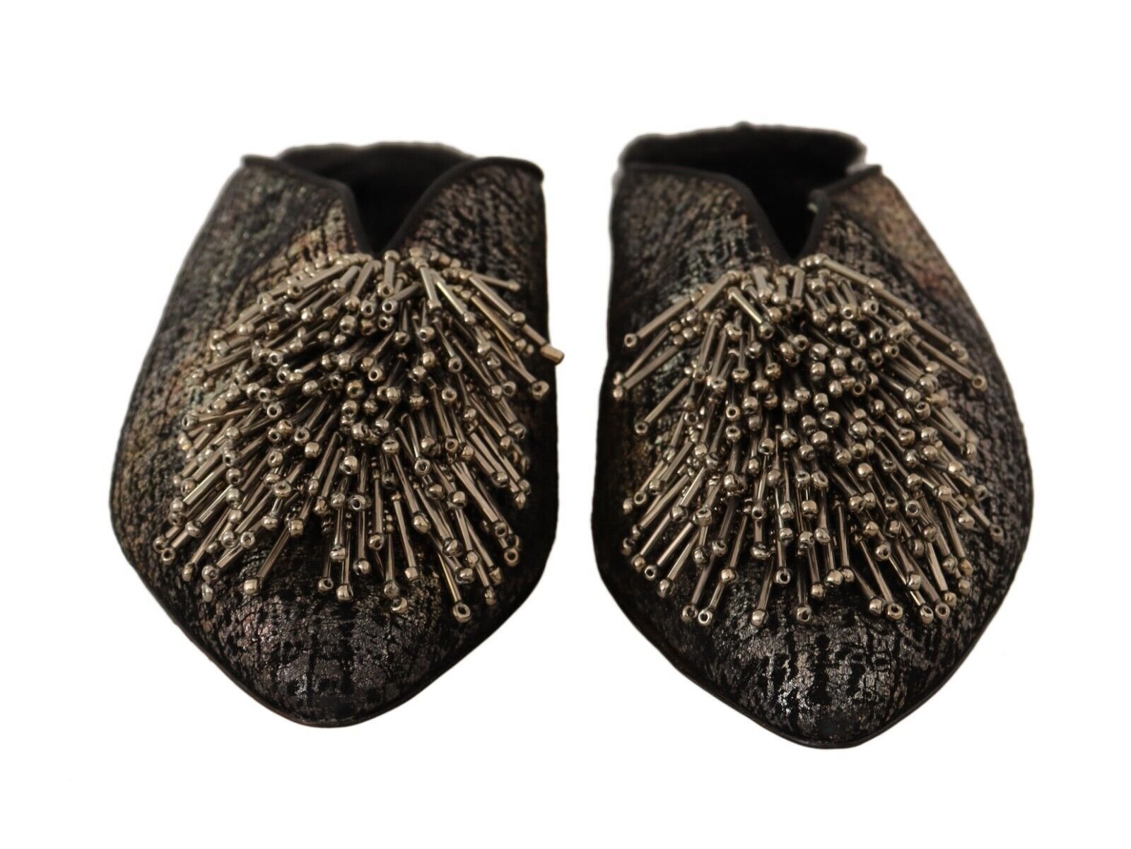 Paola D'Arcano Golden Enchantment Leather Flats - Image 2
