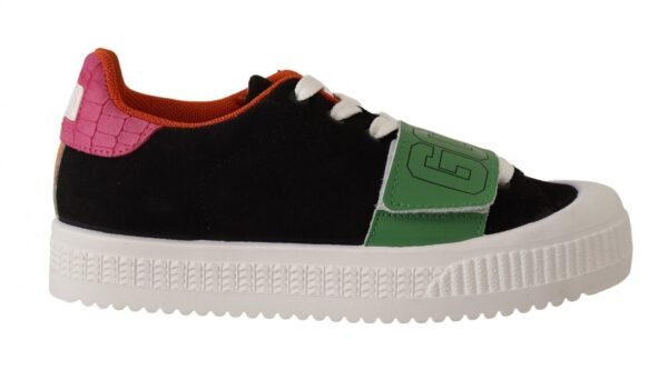 GCDS Stylish Multicolor Low Top Lace-Up Sneakers - Image 2