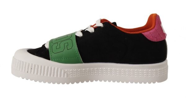 GCDS Stylish Multicolor Low Top Lace-Up Sneakers - Image 3