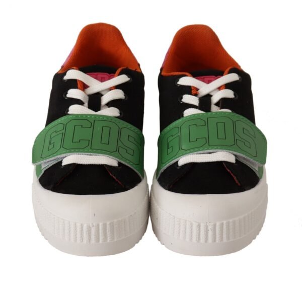 GCDS Stylish Multicolor Low Top Lace-Up Sneakers - Image 6