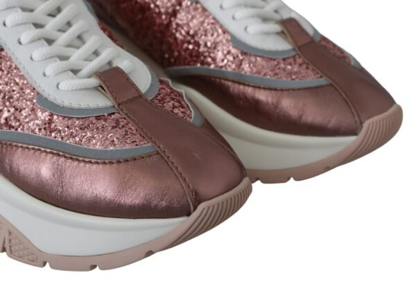 Jimmy Choo Candyfloss Glitter Sneaker Euphoria - Image 3