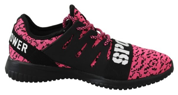 Plein Sport Chic Pink Blush Athletic Sneakers - Image 2