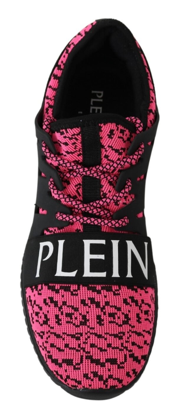 Plein Sport Chic Pink Blush Athletic Sneakers - Image 4