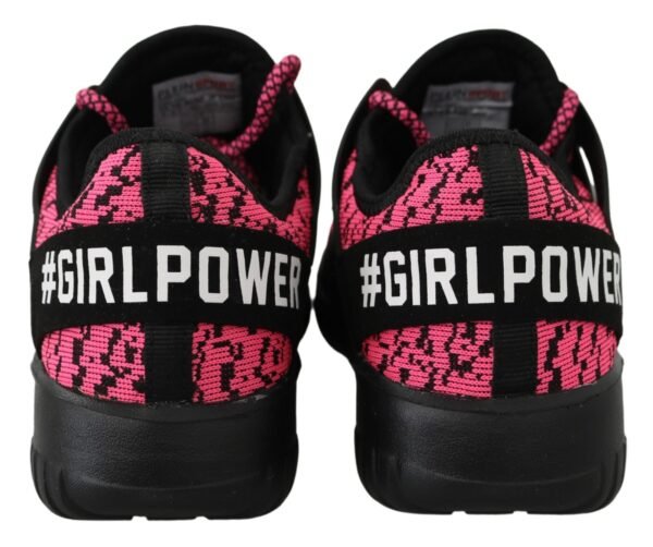 Plein Sport Chic Pink Blush Athletic Sneakers - Image 5
