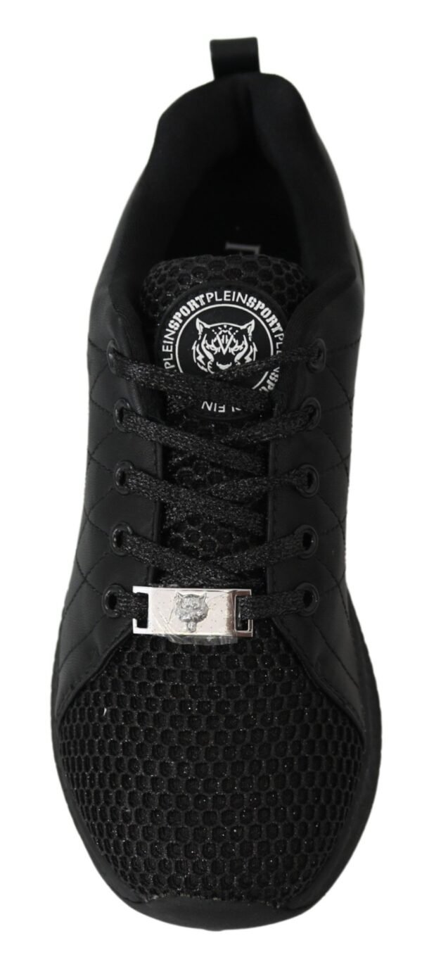 Plein Sport Exquisite Black Runner Gisella Sports Sneakers - Image 4