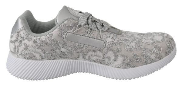 Plein Sport Silver Gleam Runner Joice Sneakers - Image 2