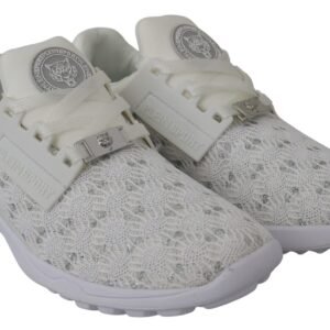 Plein Sport Sleek White Runner Beth Sport Sneakers