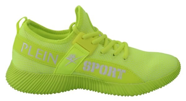 Plein Sport Electrify Your Step with Yellow Carter Sport Sneakers - Image 2