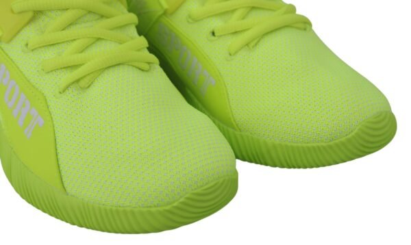 Plein Sport Electrify Your Step with Yellow Carter Sport Sneakers - Image 3