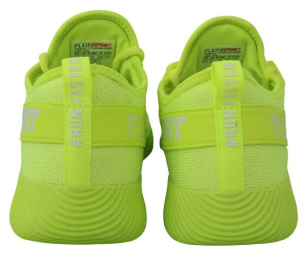 Plein Sport Electrify Your Step with Yellow Carter Sport Sneakers - Image 5