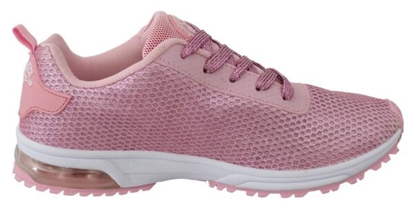 Plein Sport Chic Powder Pink High-Craft Sneakers - Image 2