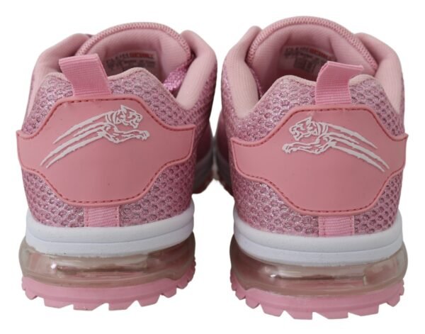 Plein Sport Chic Powder Pink High-Craft Sneakers - Image 5