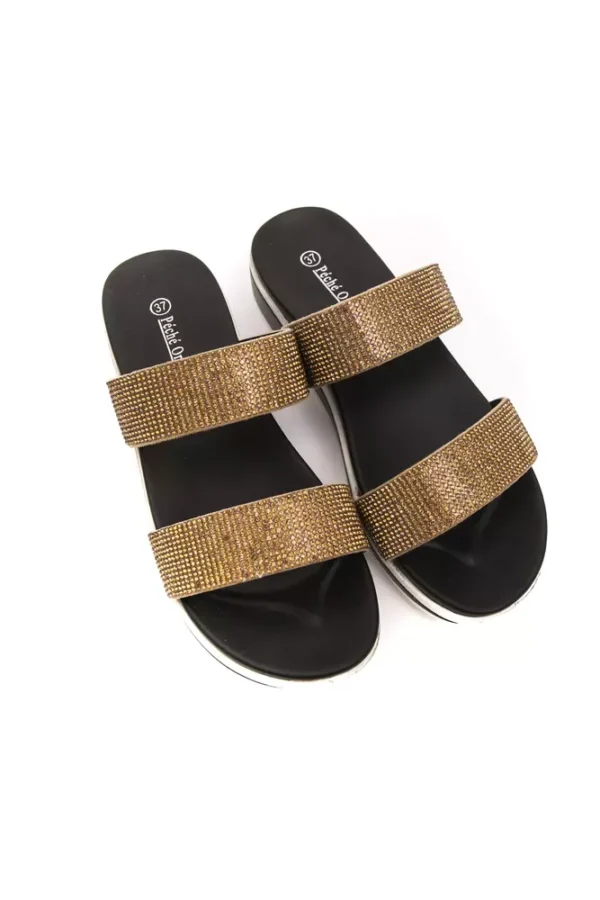 Péché Originel Beige Textile Women Sandal - Image 2
