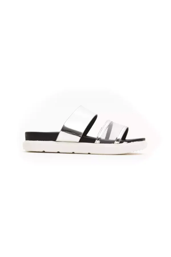 Péché Originel Silver Polyethylene Women Sandal