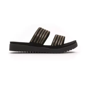 Péché Originel Gold Textile Women Sandal