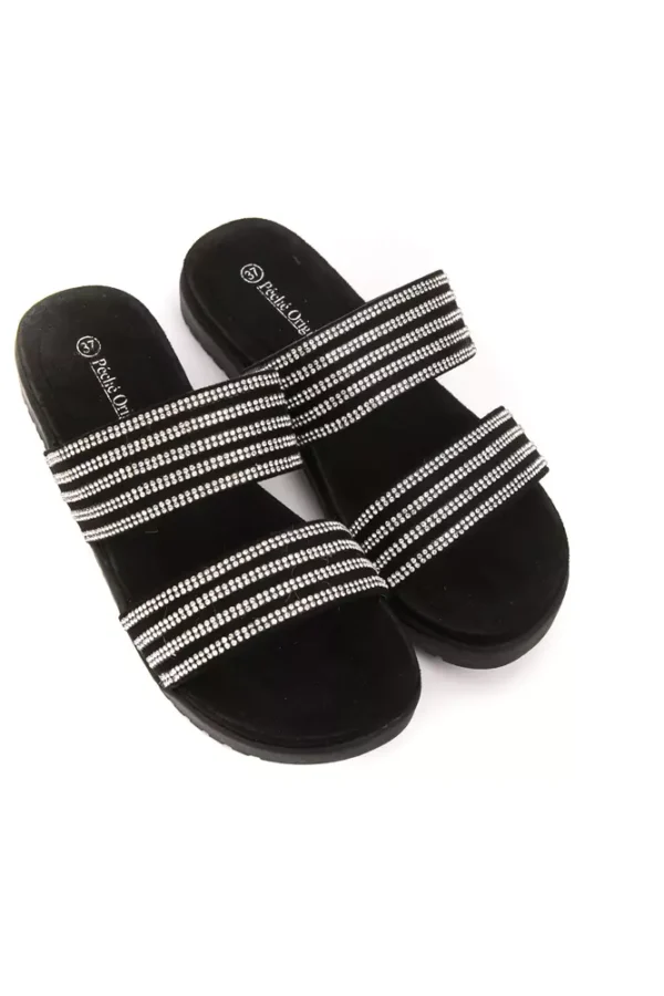 Péché Originel Silver Textile Women Sandal - Image 2