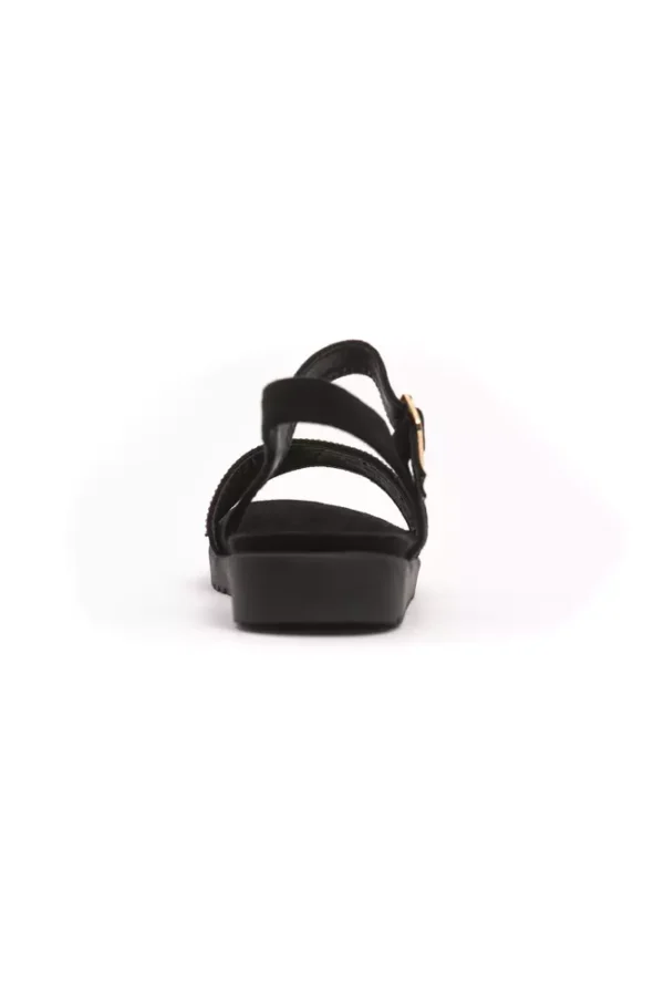 Péché Originel Gold Textile Women Sandal - Image 3