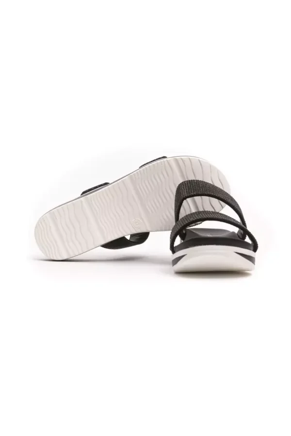 Péché Originel Chic Rhinestone Twin-Strap Low Sandals - Image 4