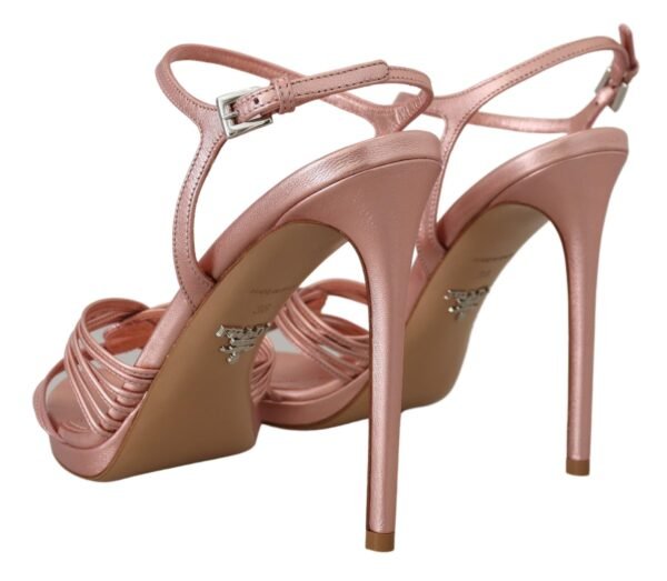 Prada Elegant Pink Stiletto Heel Sandals - Image 3