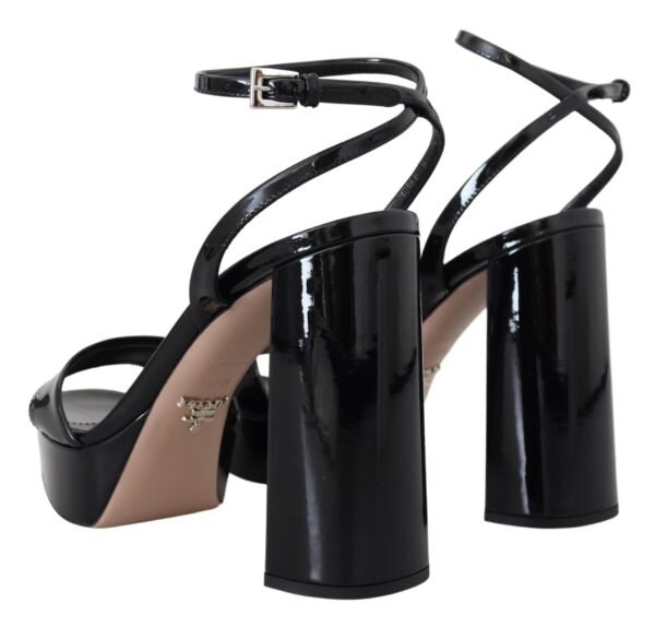Prada Elevate Your Elegance with Glossy Black Heels - Image 6