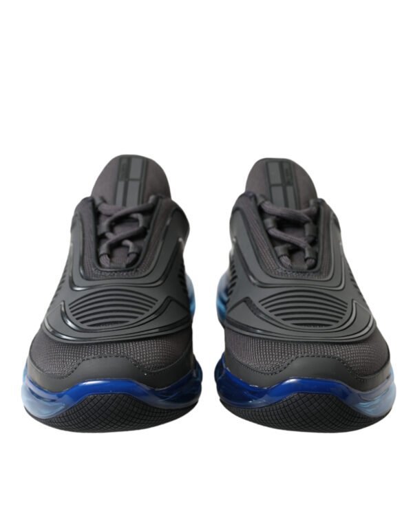 Prada Elegant Men's Black Mesh Sneakers - Image 2