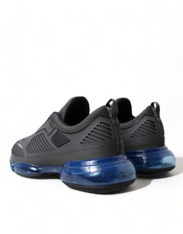 Prada Elegant Men's Black Mesh Sneakers - Image 4