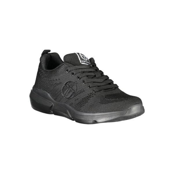 Sergio Tacchini Sleek Black Lace-up Sneakers with Contrast Detailing - Image 2