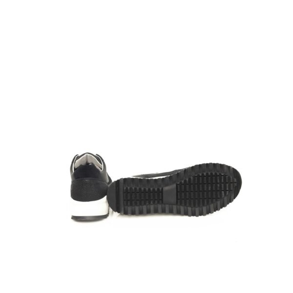 Cerruti 1881 Blue Leather Men Sneaker - Image 4