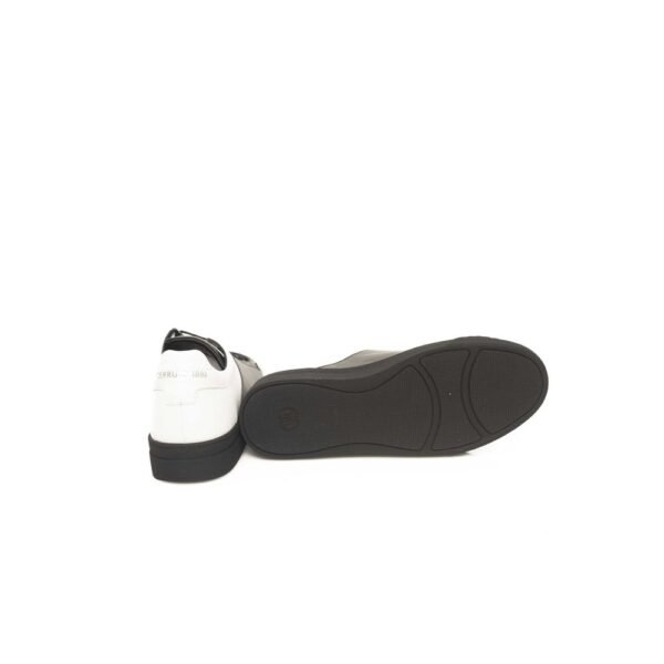 Cerruti 1881 Black Leather Men Sneaker - Image 4