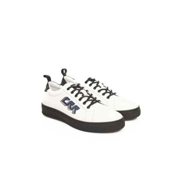 Cerruti 1881 White Leather Men's Sneaker - Image 3