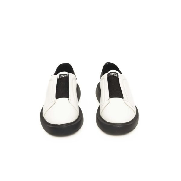 Cerruti 1881 White Calf Leather Men Sneaker - Image 2