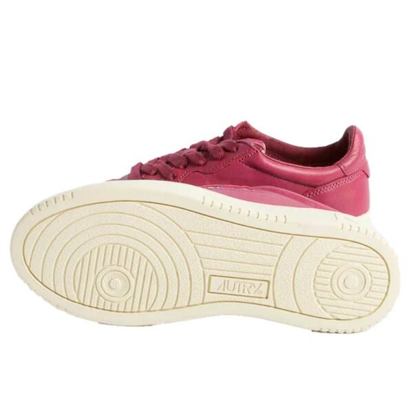 Autry Fuchsia Leather Di Capra Sneaker - Image 4