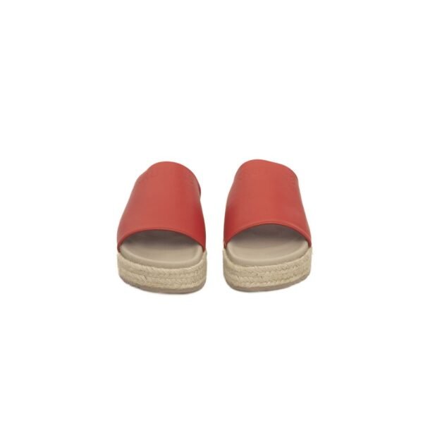 Cerruti 1881 Red Calf Leather Women Sandal - Image 2