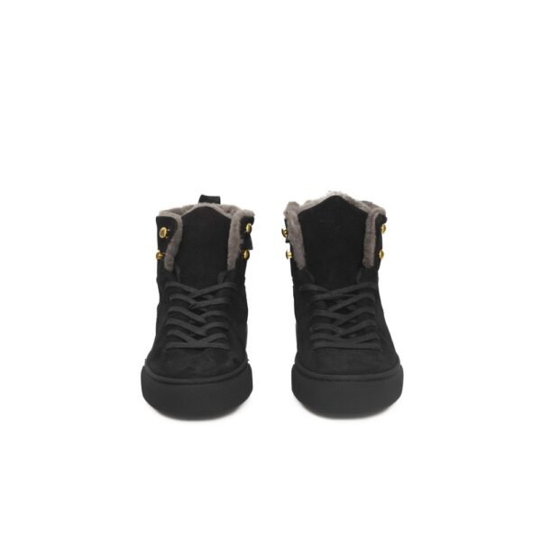 Cerruti 1881 Black Leather Women Sneaker - Image 2