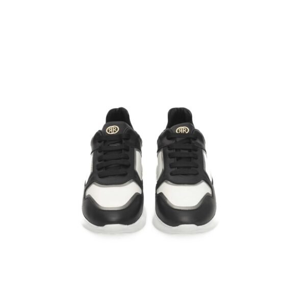 Cerruti 1881 Black Leather Women Sneaker - Image 2