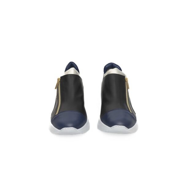 Cerruti 1881 Black Goat Leather Women Sneaker - Image 2
