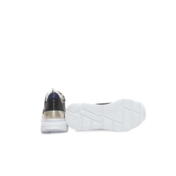Cerruti 1881 Black Goat Leather Women Sneaker - Image 4