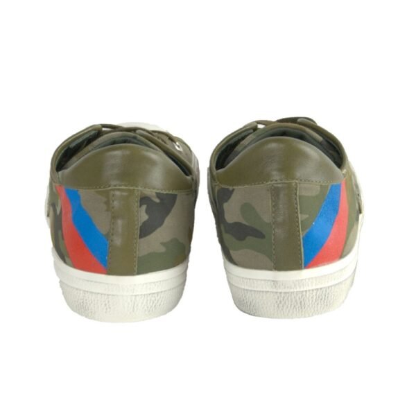 Philippe Model Green Leather Men Sneaker - Image 4