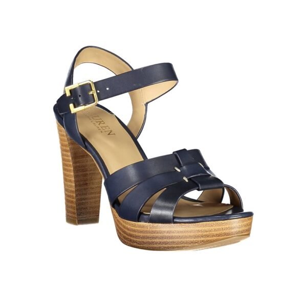 Ralph Lauren Blue Leather Sandal - Image 2