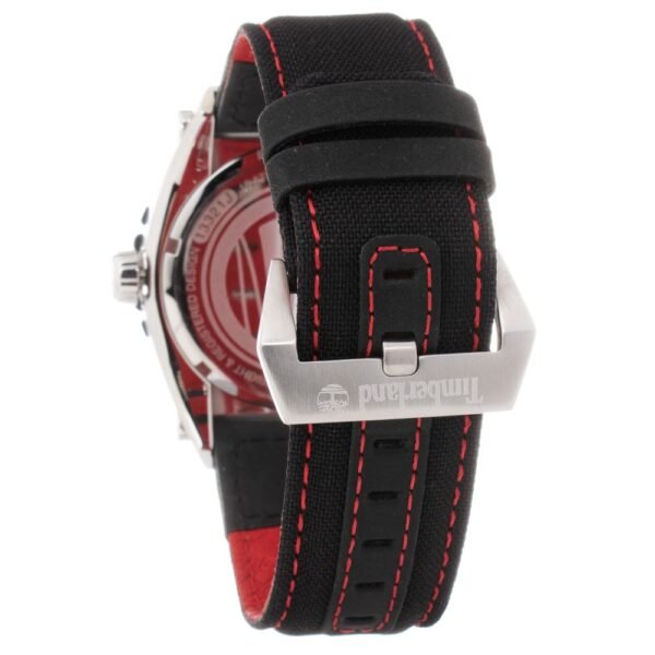 Timberland Black Leather Watch - Image 2