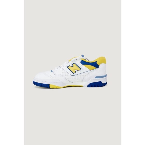 New Balance Yellow Synthetic Leather Sneaker - Image 4