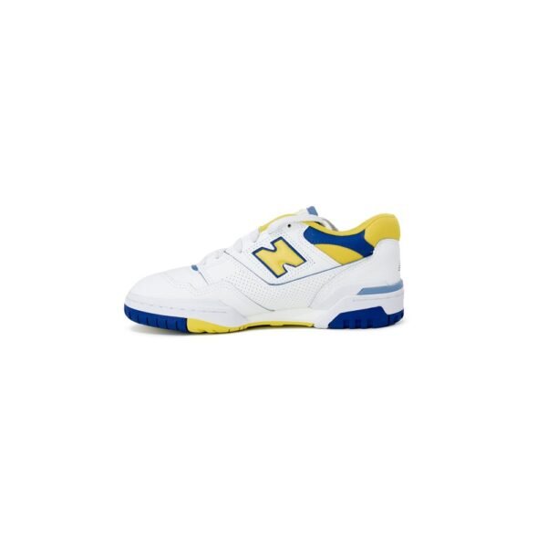 New Balance Yellow Synthetic Leather Sneaker - Image 2