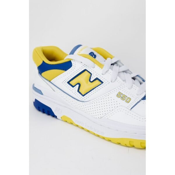 New Balance Yellow Synthetic Leather Sneaker - Image 3