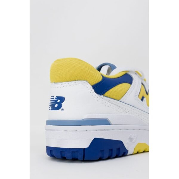 New Balance Yellow Synthetic Leather Sneaker - Image 5