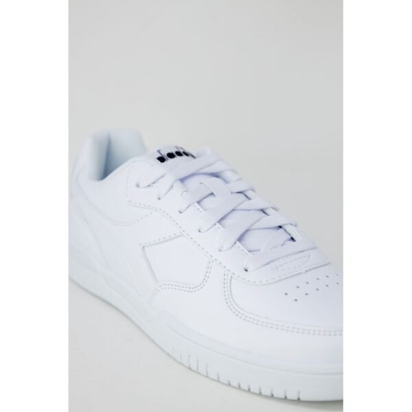 Diadora White Synthetic Leather Sneaker - Image 4